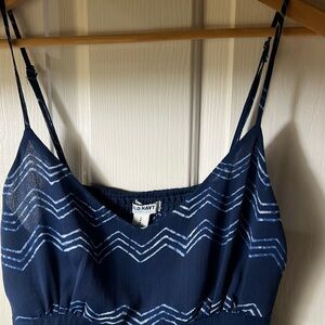Old Navy Navy Chevron Sundress